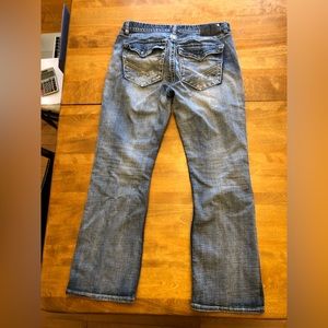 T.K. Axel Button Embroidered Pocket Vintage Boot Cut Men's